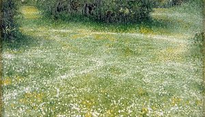 Daisies At Burnham — Arthur Hacker