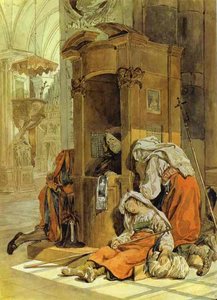 Confession Of An Italian Woman — Karl Pavlovich Bryullov, Neoclassicism