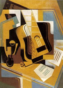 Photograph Of The Guitar — Juan Gris, Synthetic Cubism