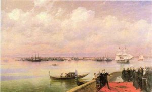 Byron Visiting Mhitarists On Island Of St. Lazarus In Venice — Ivan Konstantinovich Aivazovsky