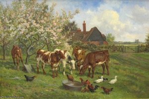 In An Orchard — Claude Cardon