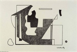 Untitled, From The Portfolio American Abstract Artists — Ilya Bolotowsky