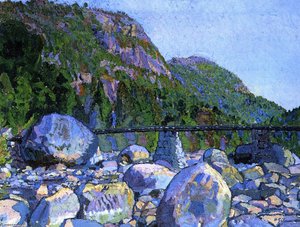 The Mountain Bridge, Norway — Harold John Wilde