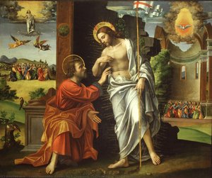 Incredulity Of Saint Thomas — Paolo Morando, Known As Il Cavazzola