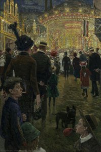 Berliner Rummelplatz — Hans Baluschek