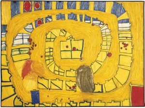 The Lion Of Venice — Friedensreich Hundertwasser, Expressionism
