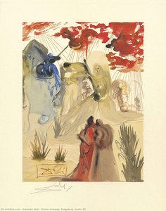 Divine Comedy, Purgatory: Canto 28 — Salvador Dalí, Surrealist Dreamscape