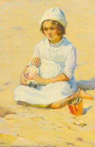 On The Beach, Ogunquit, Maine — Mabel Woodward