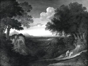 Landscape With Abraham And Isaac — John White Abbott