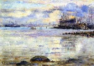 Harmony In Glue, Williamstown — Frederick Mccubbin