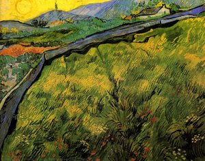 Field Of Spring Wheat At Sunrise — Vincent Willem Van Gogh