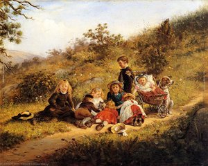 The Sunny Hours Of Childhood — Edward Lamson Henry