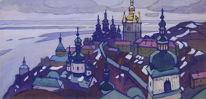 The Last Snow (kyiv-pechersk Lavra) — Yuri Ivanovych Khymych