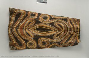 Painting From A Ceremonial House Ceiling — Kulumb, Simberaga Wanyi