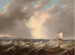 A stiff breeze offshore