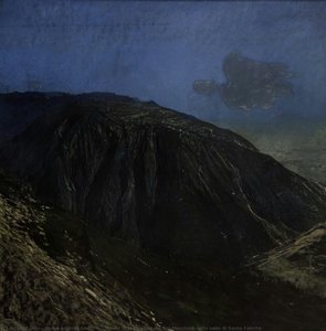 Monte Grappa Visto Dal Col Moschino Sulla Valle Di Santa Felicita — Giulio Aristide Sartorio, Symbolism