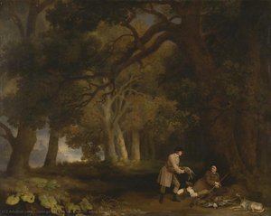 A Repose After Shooting — George Stubbs