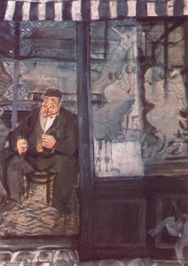 The Rich Coffin Salesman — Gyula Derkovits