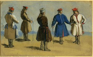 Peasants Wearing Traditional Costumes — Stanisław Putiatycki