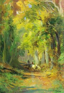 Autumn Forest — Fyodor Alexandrovich Vasilyev, Realism