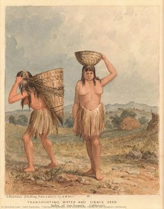 Transporting Water And Grass Seed, Valley Of San Joaquin, California — Seth Eastman, Hudson River School