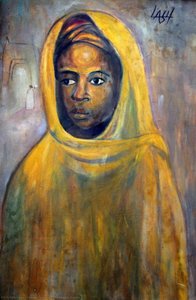 The Muslim Beauty — Akinola Lasekan, Naturalism