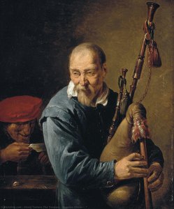 Bagpipe Player — David Teniers The Younger, Baroque