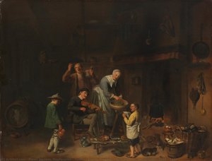Peasant Family Singing, Pieter Jacobsz. Duyfhuysen, 1640 - 1677 — Pieter Jacobsz. Duyfhuysen, Dutch Golden Age
