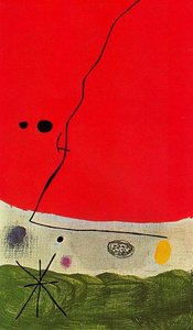 Pájaro En La Noche — Joan Miró