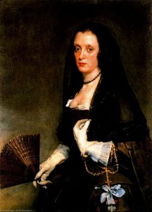 La Dama Del Abanico — Diego Velázquez
