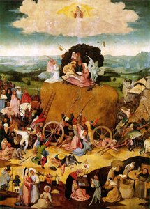 Triptych Of Haywain (central Panel) — Hieronymus Bosch