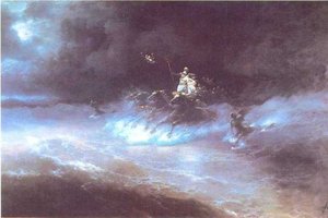 Travel Of Poseidon By Sea — Ivan Konstantinovich Aivazovsky