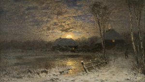 Cold Winter Moon — Carl Ludwig Christoph Douzette
