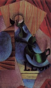 Glass, Cup And Newspaper — Juan Gris