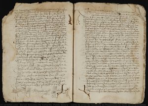 Carta De Arras De Fernando De Magallanes En Favor De Su Prometida — Bernal González De Vallecillo (public Notary)