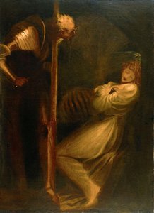 Wolfram Observing His Wife In Her Walled In Cell — Johann Heinrich Füssli