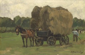 Hay Wagon, Nicolaas Bastert, 1870 - 1939 — Nicolaas Bastert