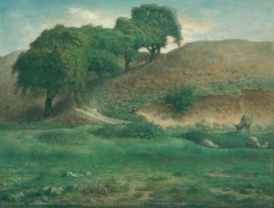 Path Through The Chestnut Trees, Cusset — Jean François Millet The Elder