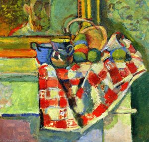 Still Life With A Checked Tablecloth — Henri Matisse, Post-impressionism