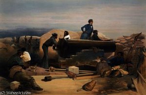 A Quiet Day In The Diamond Battery — William Simpson