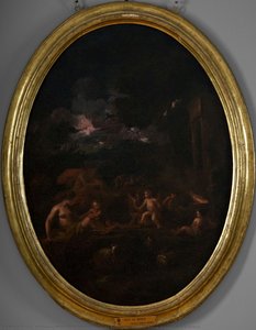 A Round Dance Of Putti And A Nymph — Francesco Monti Alias Brescianino Delle Battaglie