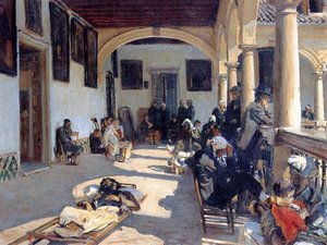 Hospital At Granada — John Singer Sargent