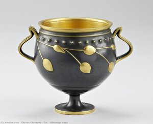 Eiförmige Vase