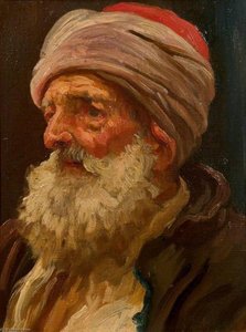 Head Of An Elderly Arab — Sir Frederic Lord Leighton