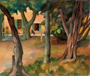 Trees In Provence, Region Of Arles, (1930) — Marcel Dyf