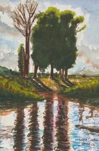 Trees Schwan Lake — Lope K. Santos