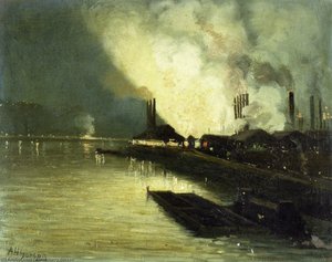 Factories At Night - — Aaron Harry Gorson