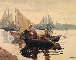 The Lobster Pot — Winslow Homer, Contemporary Realism