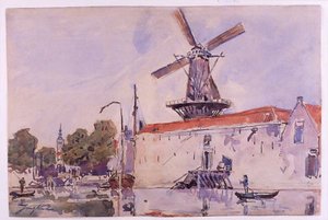 View Of A Dutch Town — Johan Barthold Jongkind