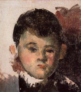 Portrait Of The Artist's Son (unfinished) — Paul Cézanne